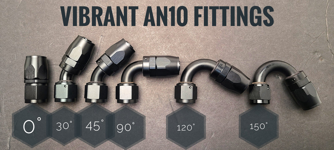 Vibrant AN10 Swivel Fittings