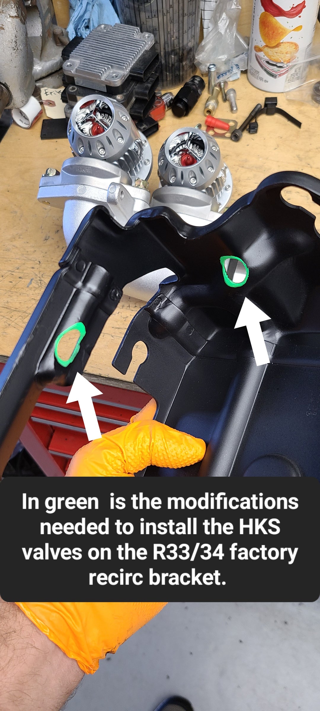 HKS bolt in Super SQV Skyline GT-R bov kit