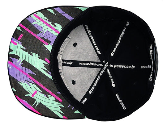 HKS FLAT BRIM CAP OIL SPLASH No.87