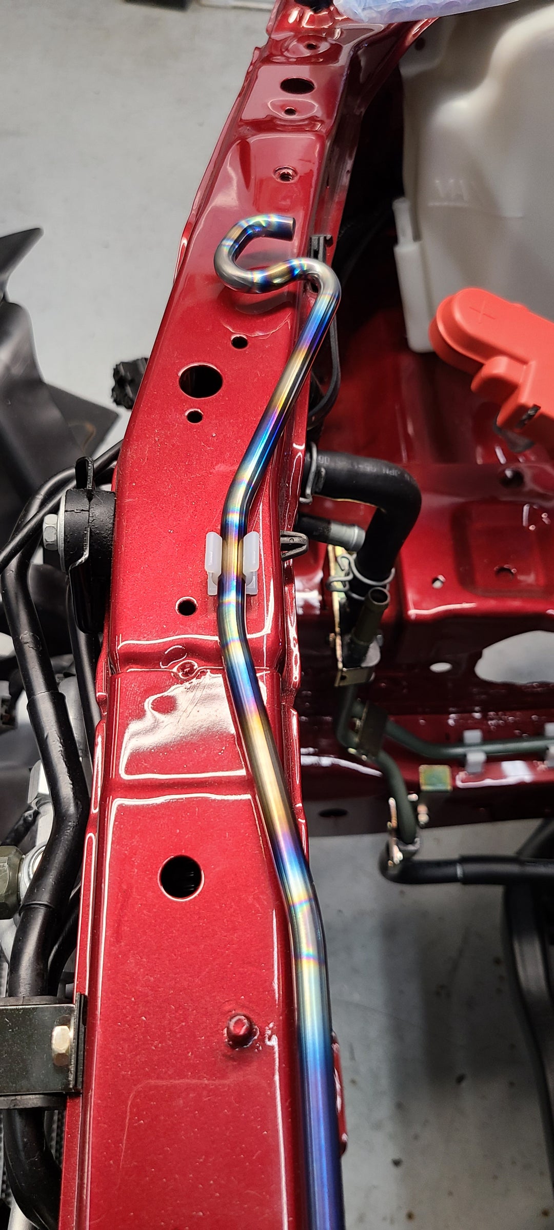 Titanium Hood Stack Rize Japan R32 Ti hood prop – U.P.garage