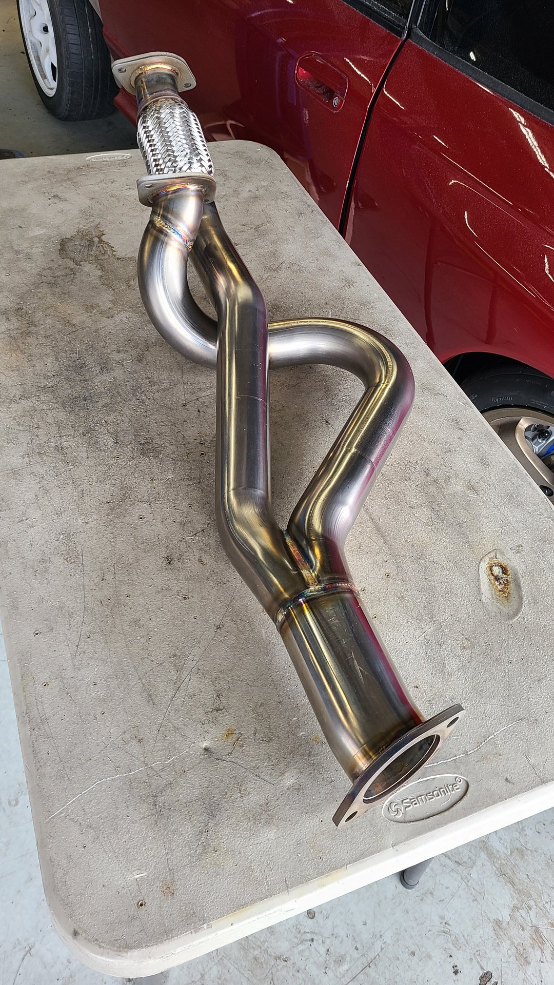 Fujitsubo equal length downpipe for GTR V2