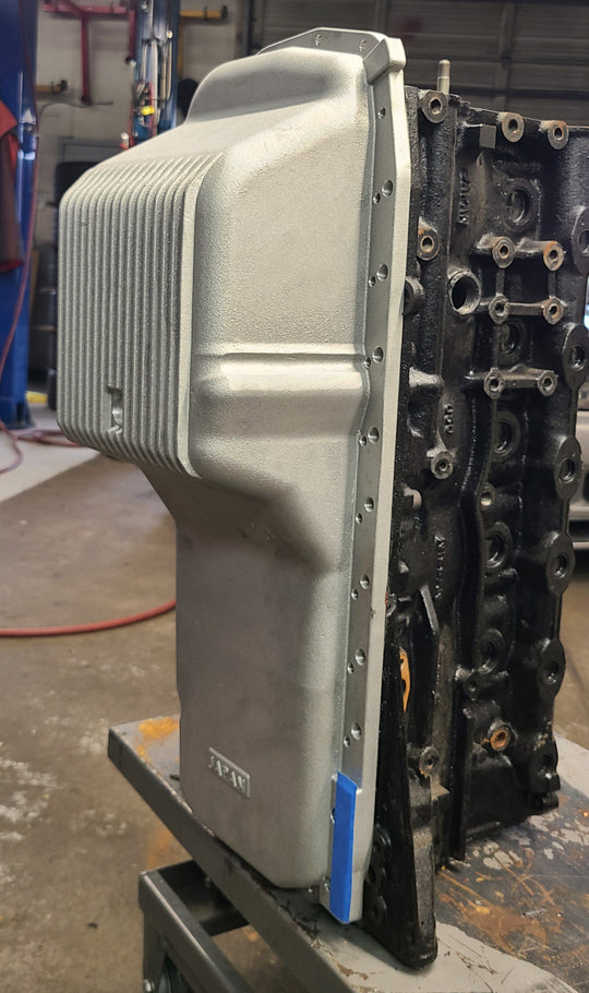 RB20/25/26/30 JHK cast front sump oil pan with transmission gusset (FRONT SUMP)