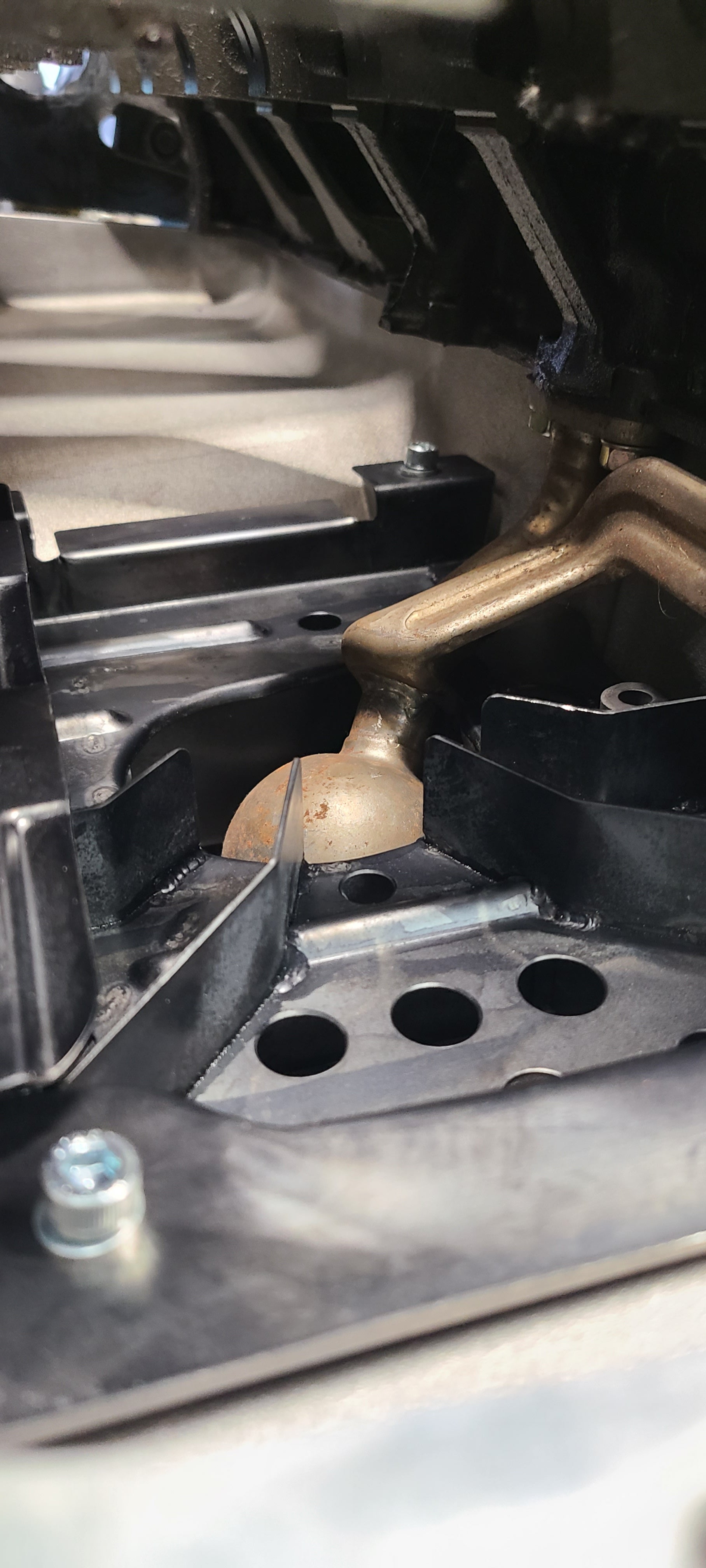 RB20/25/26/30 JHK cast front sump oil pan with transmission gusset