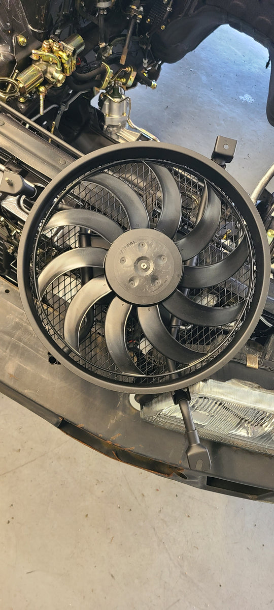 U.P.G. R32 GTR AC fan upgrade W/Spal fan