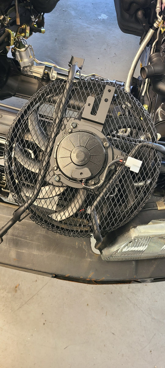U.P.G. R32 GTR AC fan upgrade W/Spal fan