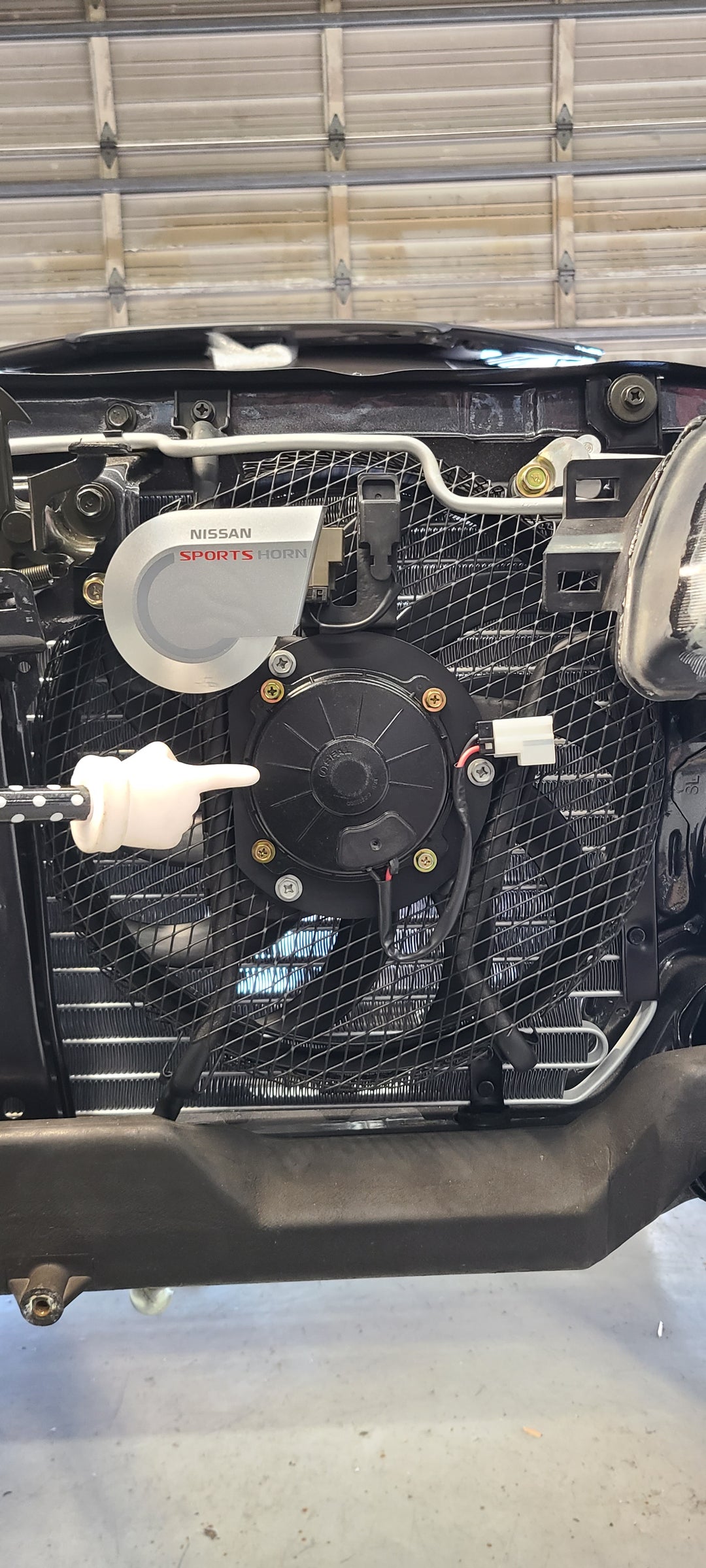 U.P.G. R32 GTR AC fan upgrade W/Spal fan