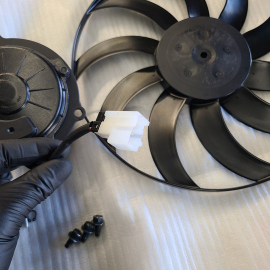 U.P.G. R32 GTR AC fan upgrade W/Spal fan