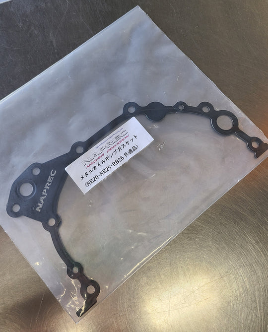 NAPREC metal oil pump gasket for the RB engine
