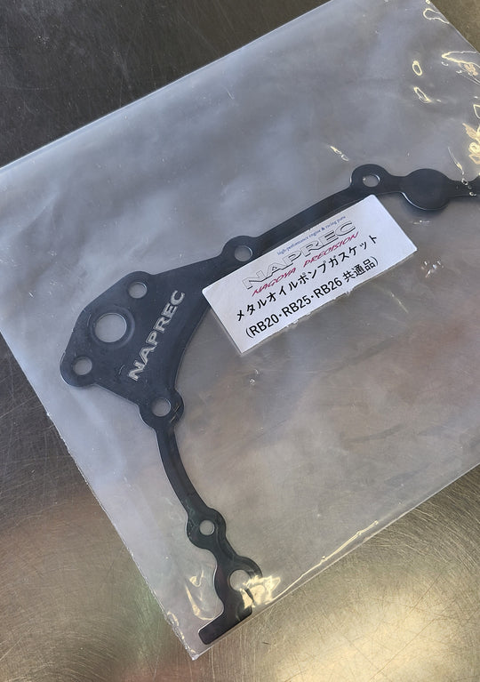 NAPREC metal oil pump gasket for the RB engine