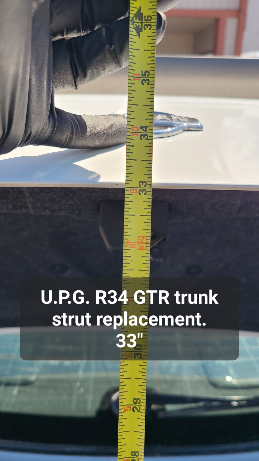 U.P.G R34 GTR trunk strut kit