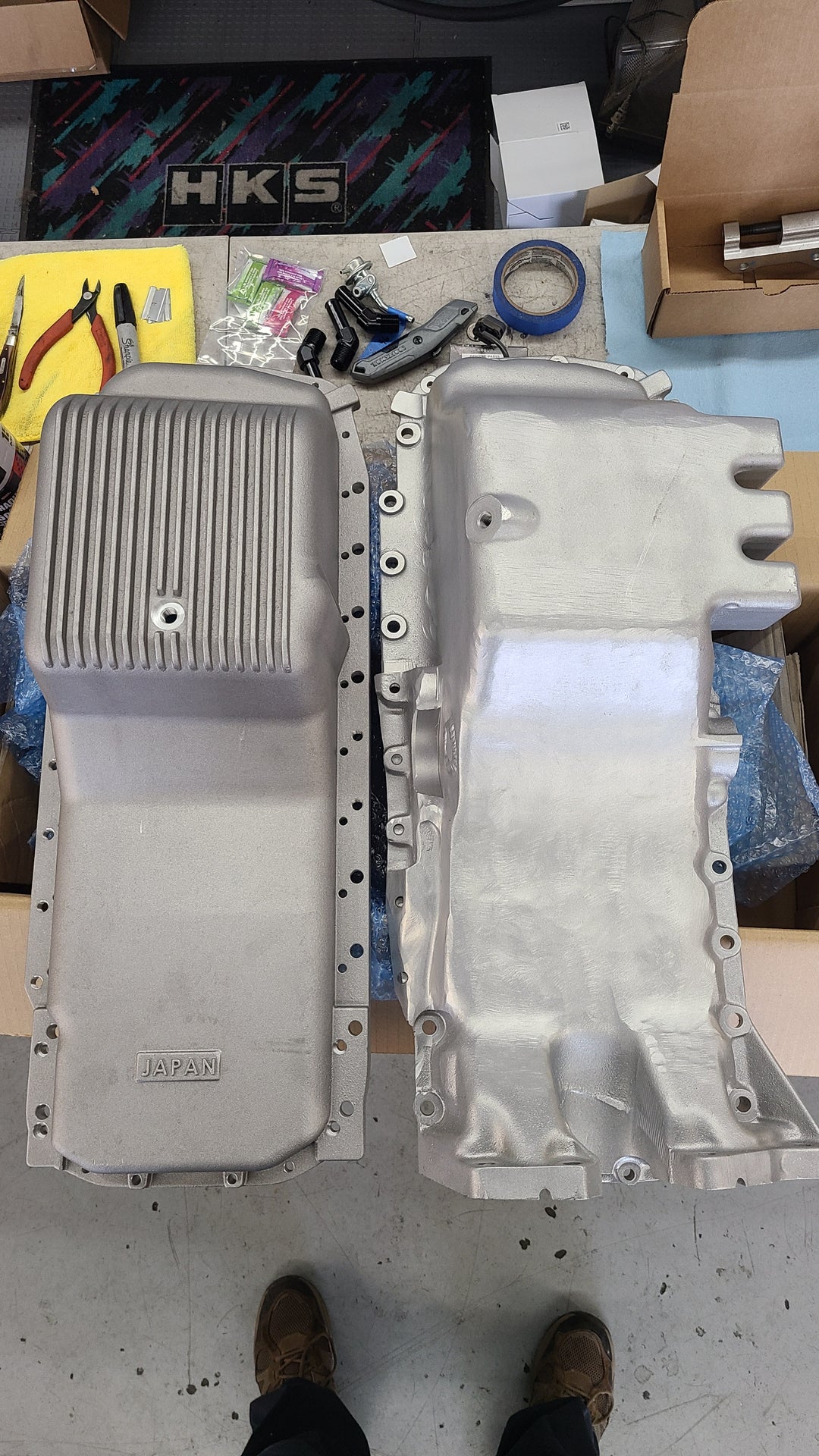 GTT/GTS-t Engine Swap Conversion Pan for front sump Skylines