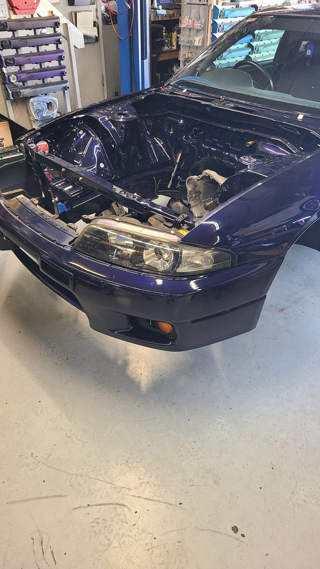 U.P.G R33 GTR oil cooler with carbon ducting -complete- *September 2026*