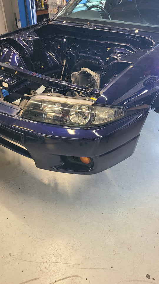 U.P.G R33 GTR oil cooler with carbon ducting -complete- *September 2026*