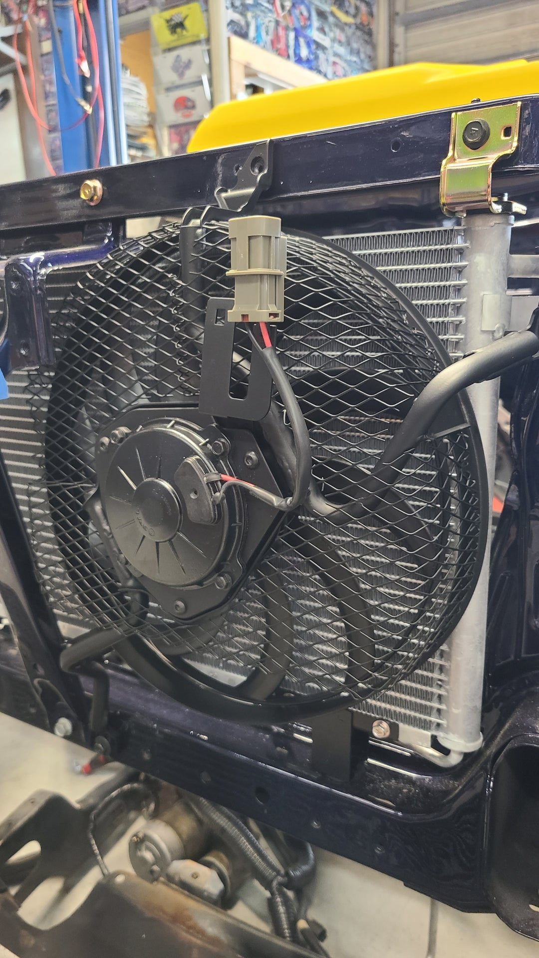 U.P.G. R33 GTR AC fan upgrade W/Spal fan