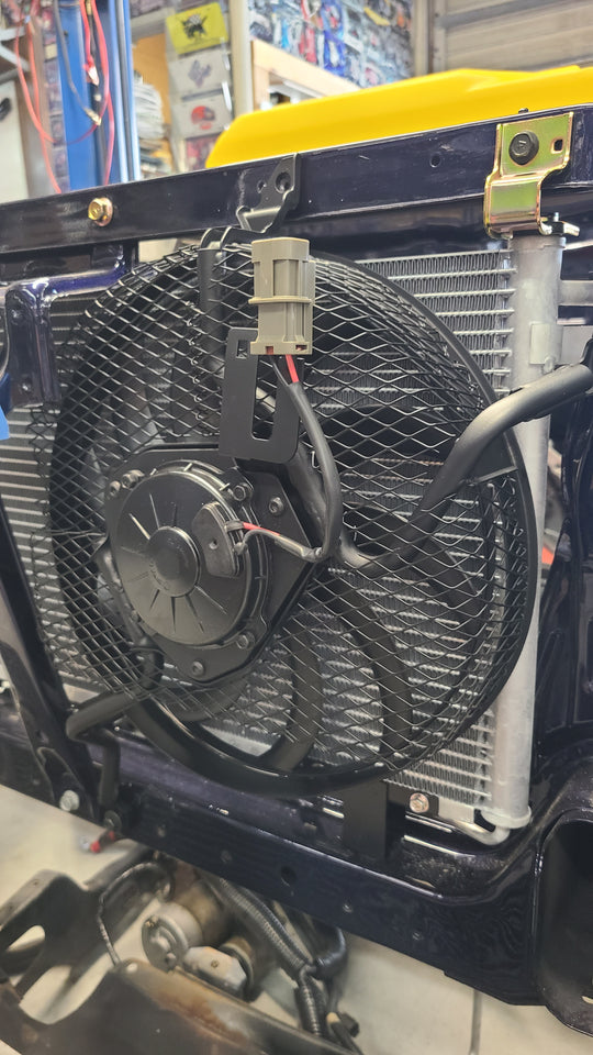 U.P.G. R33 GTR AC fan upgrade W/Spal fan