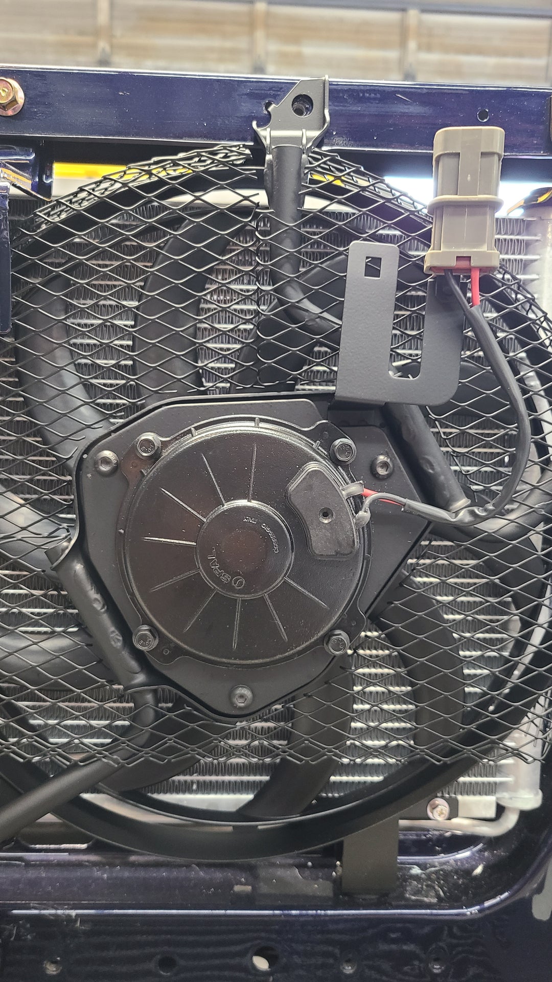 U.P.G. R33 GTR AC fan upgrade W/Spal fan