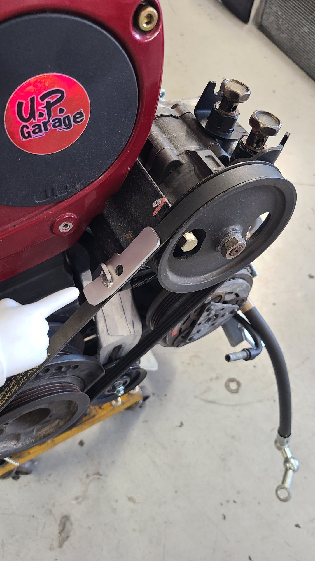 "The Doodad" RB26 GTR power steering belt guide