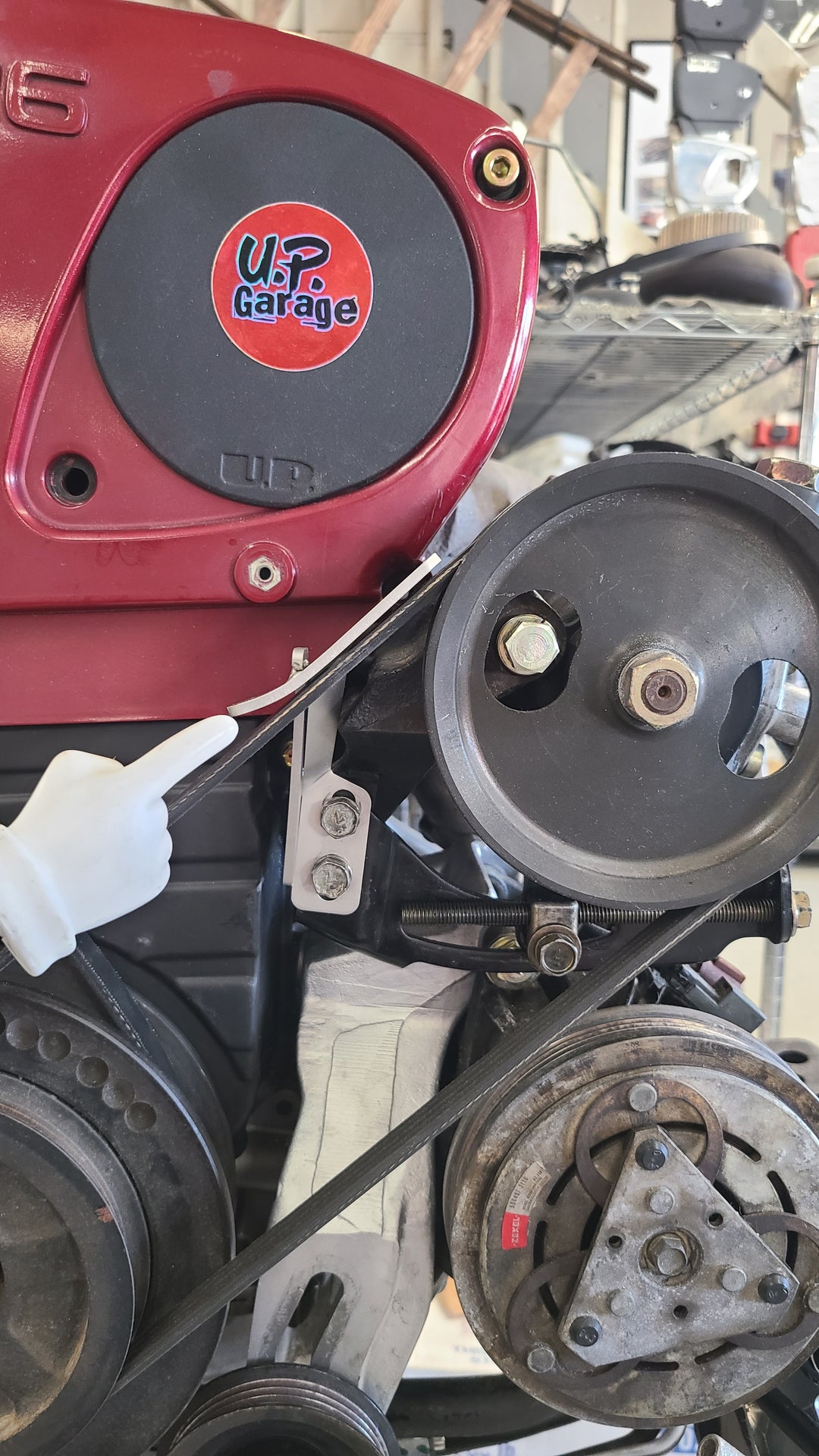 "The Doodad" RB26 GTR power steering belt guide