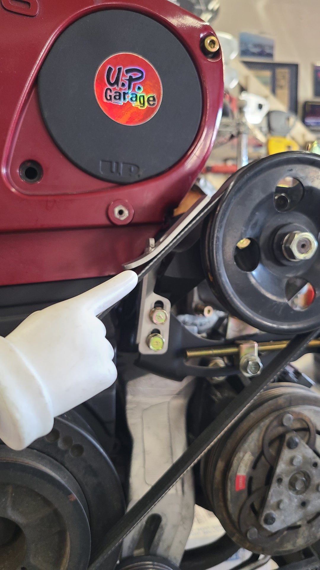 "The Doodad" RB26 GTR power steering belt guide