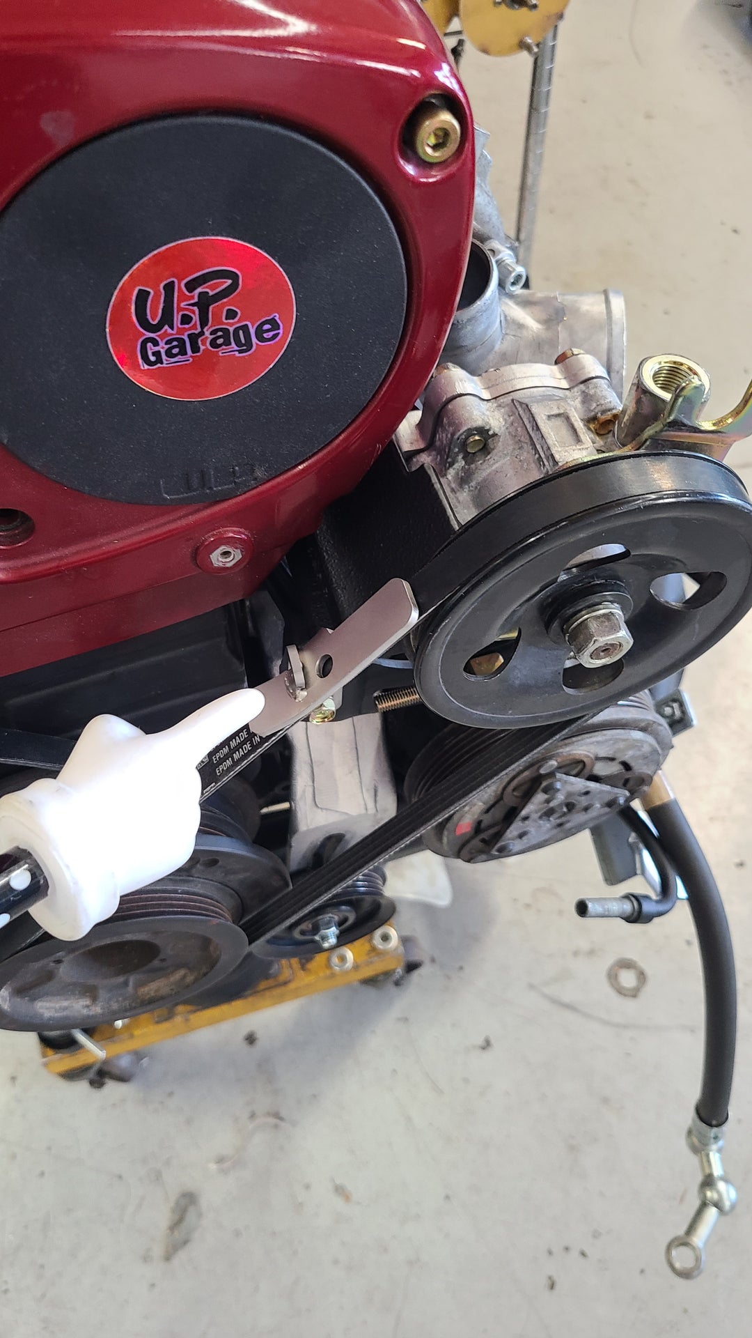 "The Doodad" RB26 GTR power steering belt guide