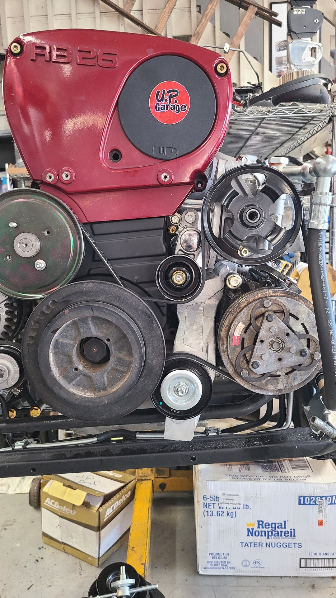 U.P.G. RB power steering pump system