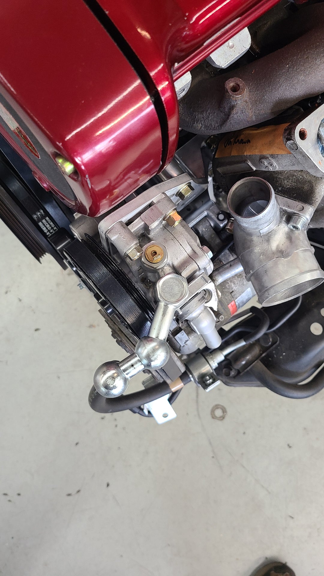 U.P.G. RB power steering pump system