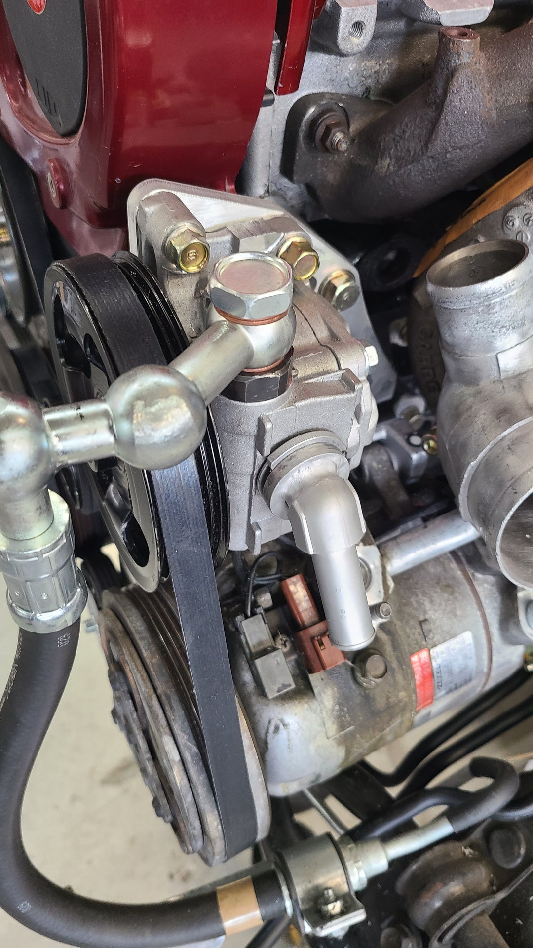 U.P.G. RB power steering pump system