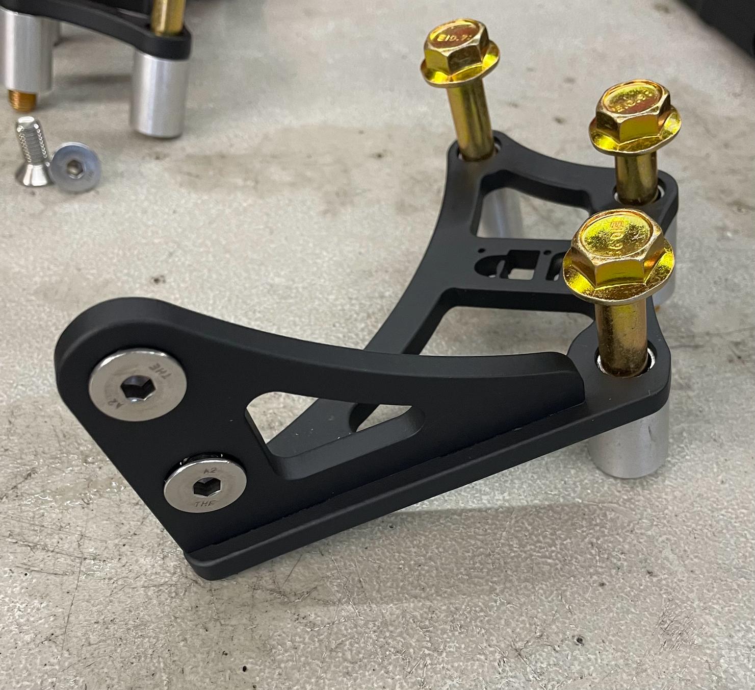 Skyline GTR oil filter relocation bracket for Greddy plate. U.P.garage