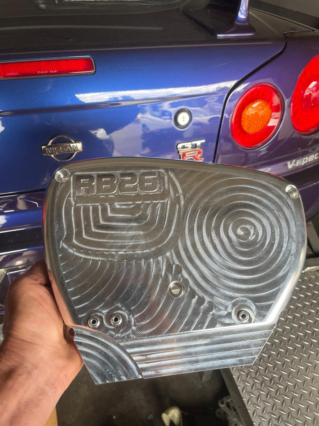 U.P.G. Lightweight billet RB26 front cover (Preorder open until August 15th)