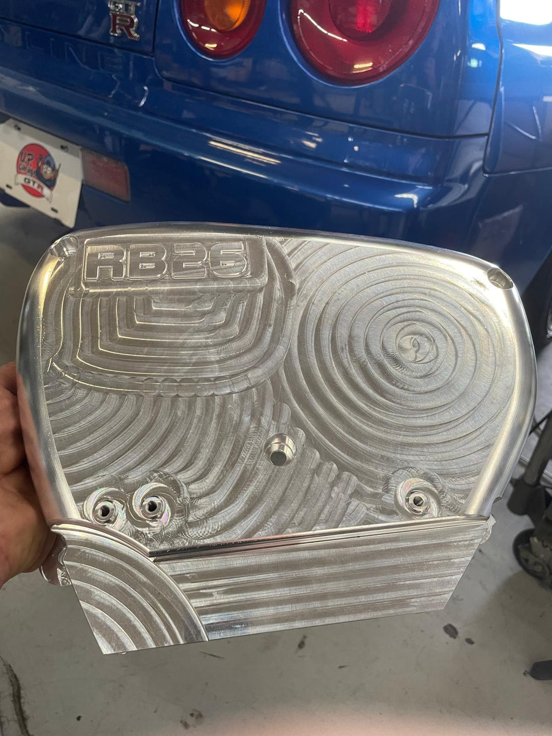 U.P.G. Lightweight billet RB26 front cover (Preorder open until August 15th)