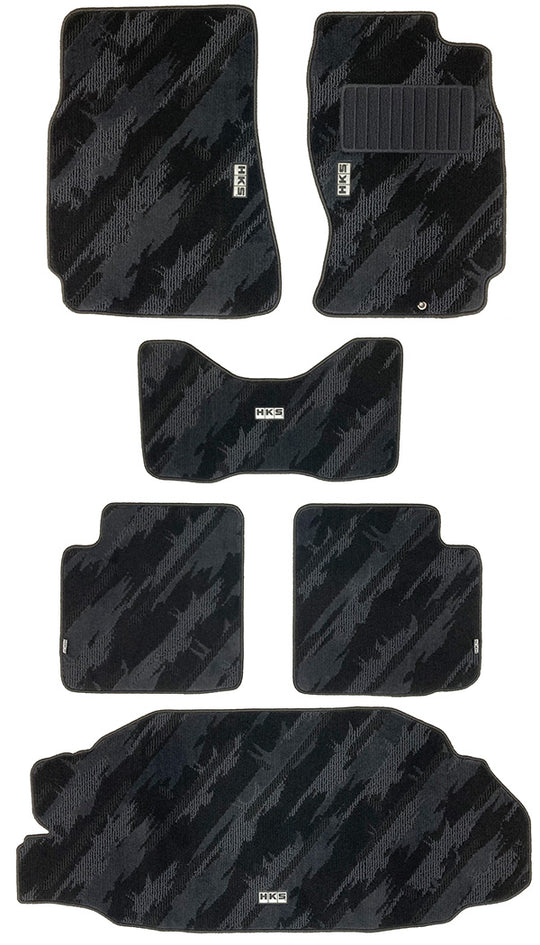 BCNR33 HKS mono oil splash floor and luggage mat set