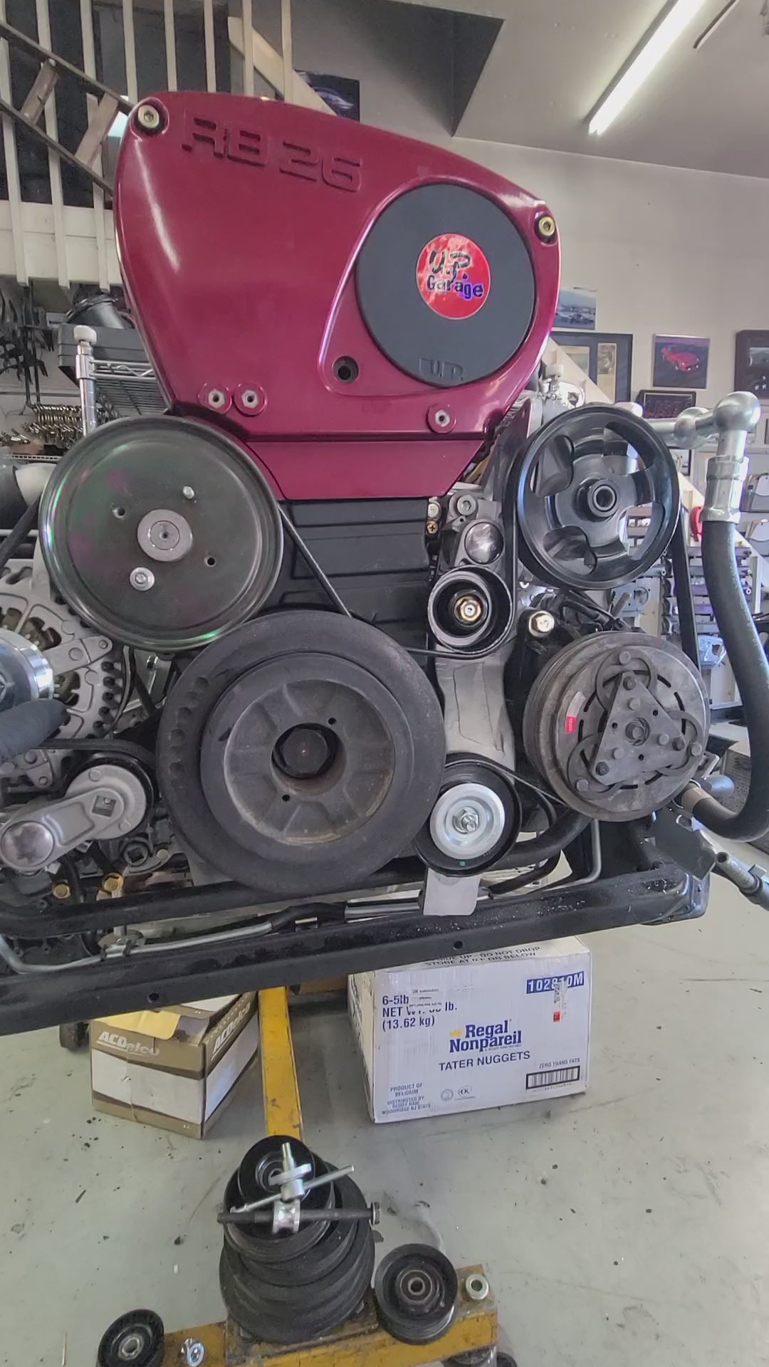 U.P.G. RB power steering pump system