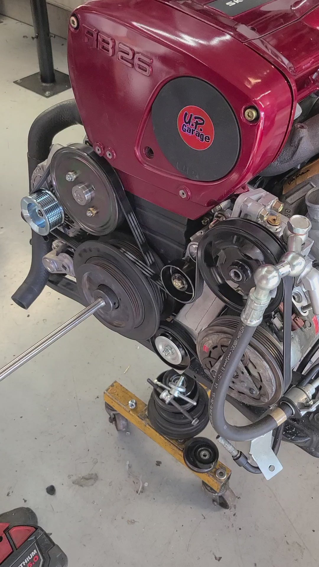 U.P.G. RB power steering pump system