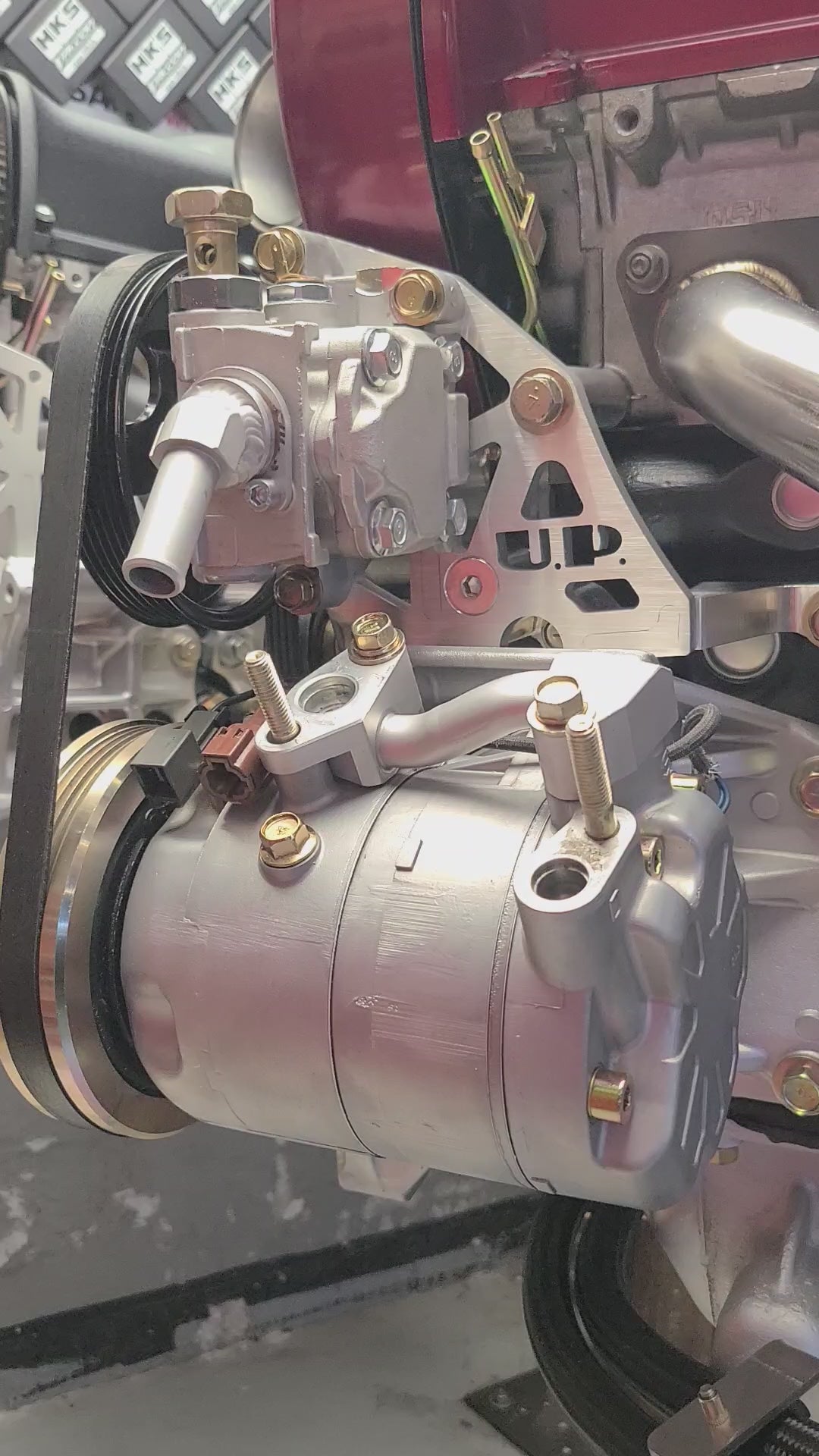 U.P.G. RB power steering pump system