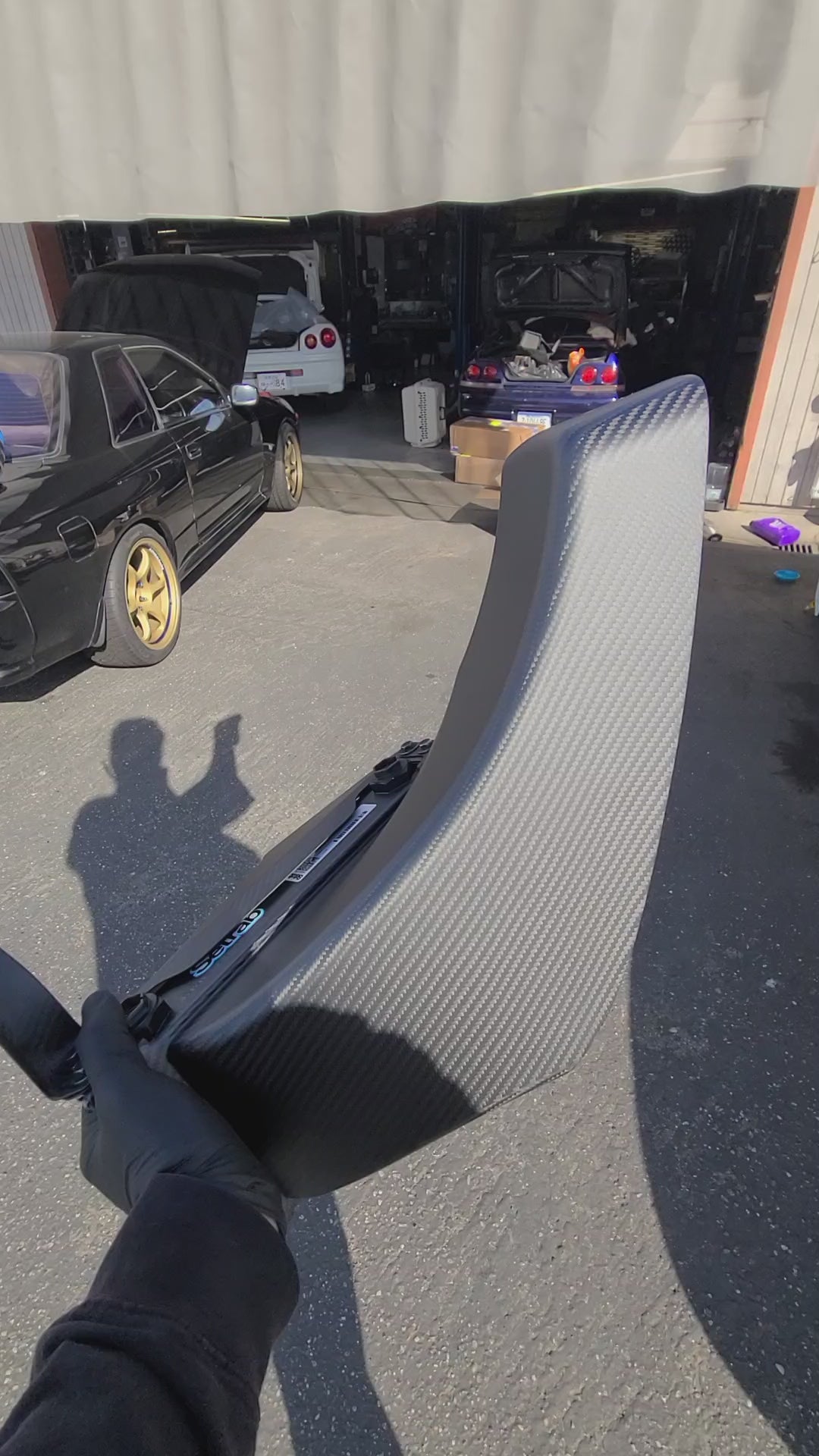 U.P.G R33 GTR oil cooler with carbon ducting -complete- *September 2026*