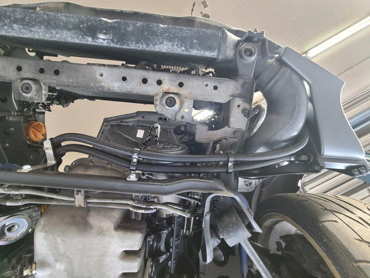 U.P.G R32 GTR oil cooler with carbon ducting -complete-