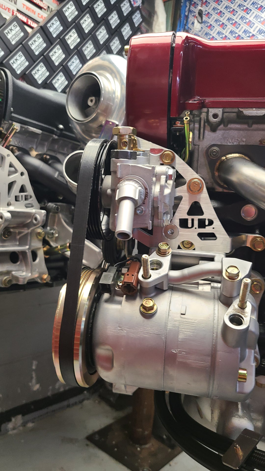 U.P.G. RB power steering pump system