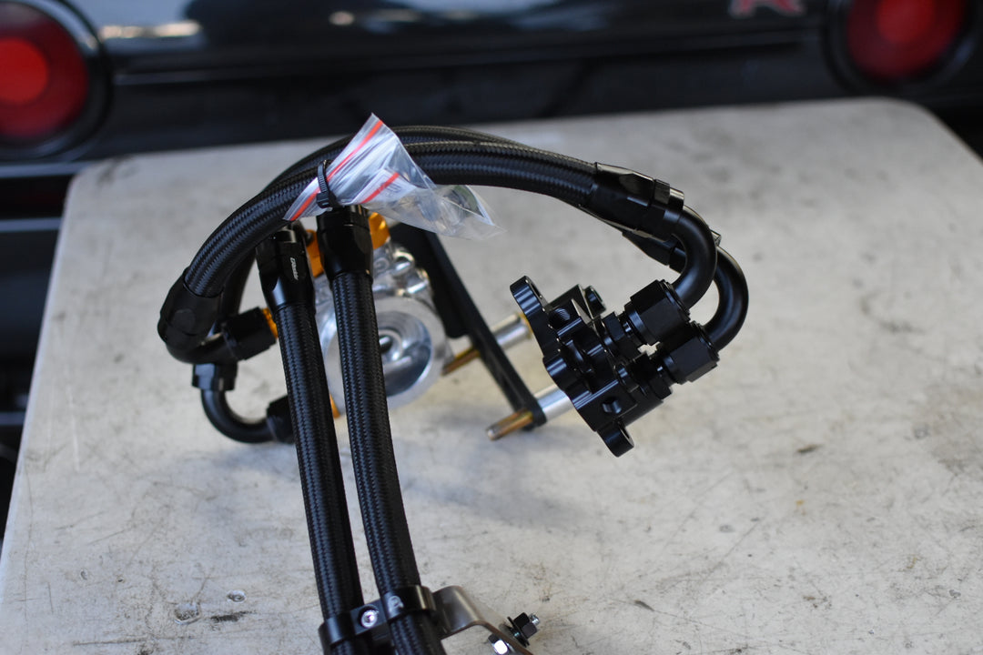 U.P.G R32 GTR oil cooler with carbon ducting -complete-