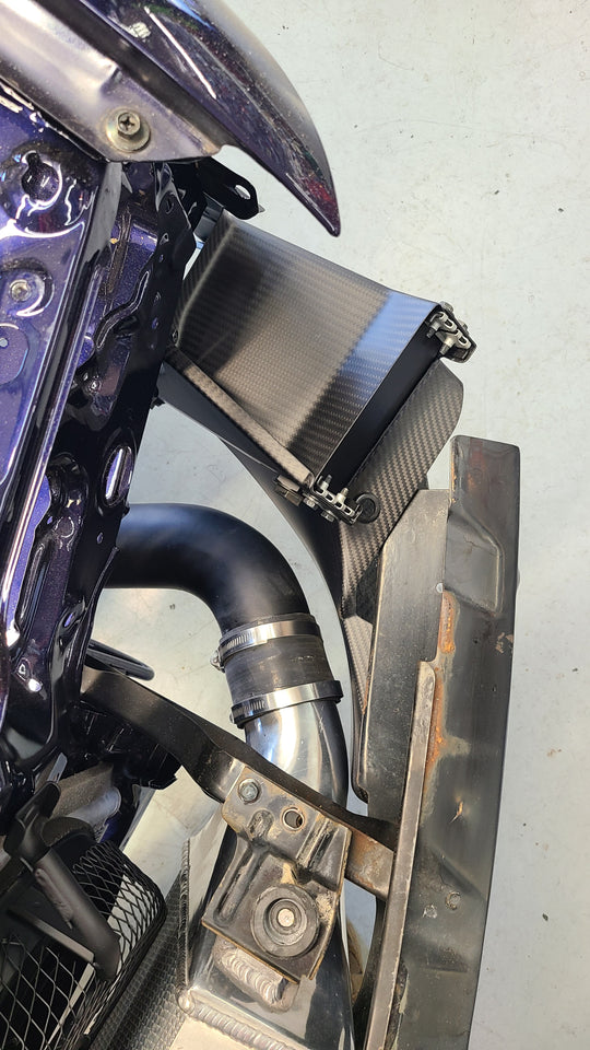 U.P.G R33 GTR oil cooler with carbon ducting -complete- *September 2026*