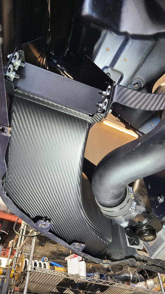 U.P.G R33 GTR oil cooler with carbon ducting -complete- *September 2026*
