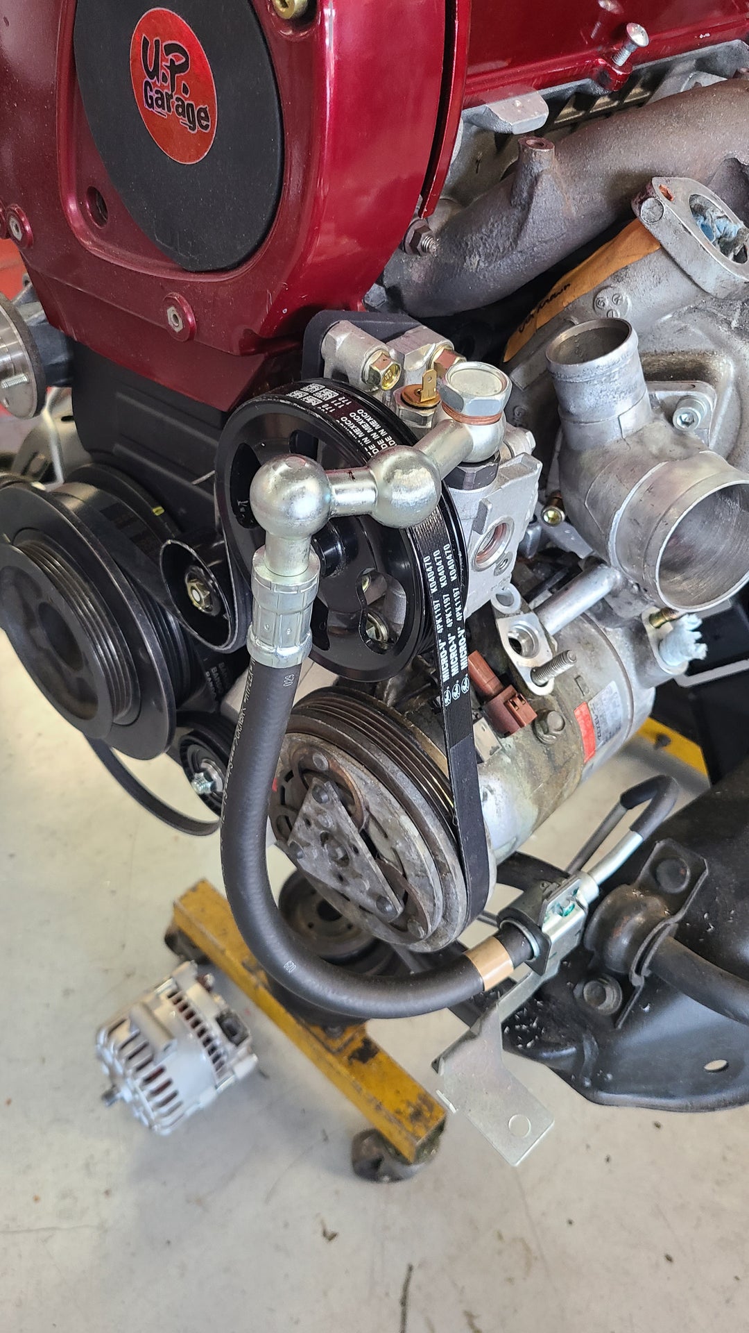 U.P.G. RB power steering pump system