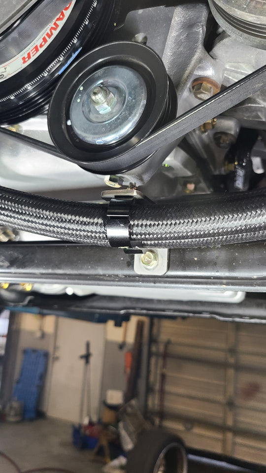 Oil cooler hose brackets for Skyline GTR