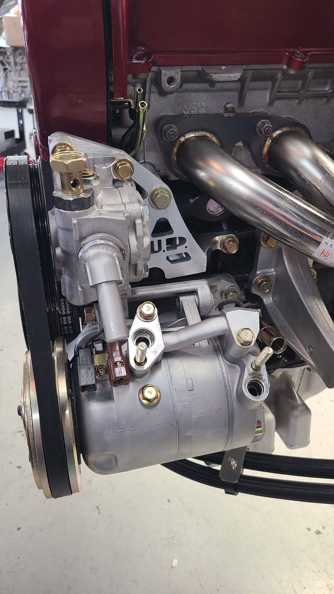U.P.G. RB power steering pump system
