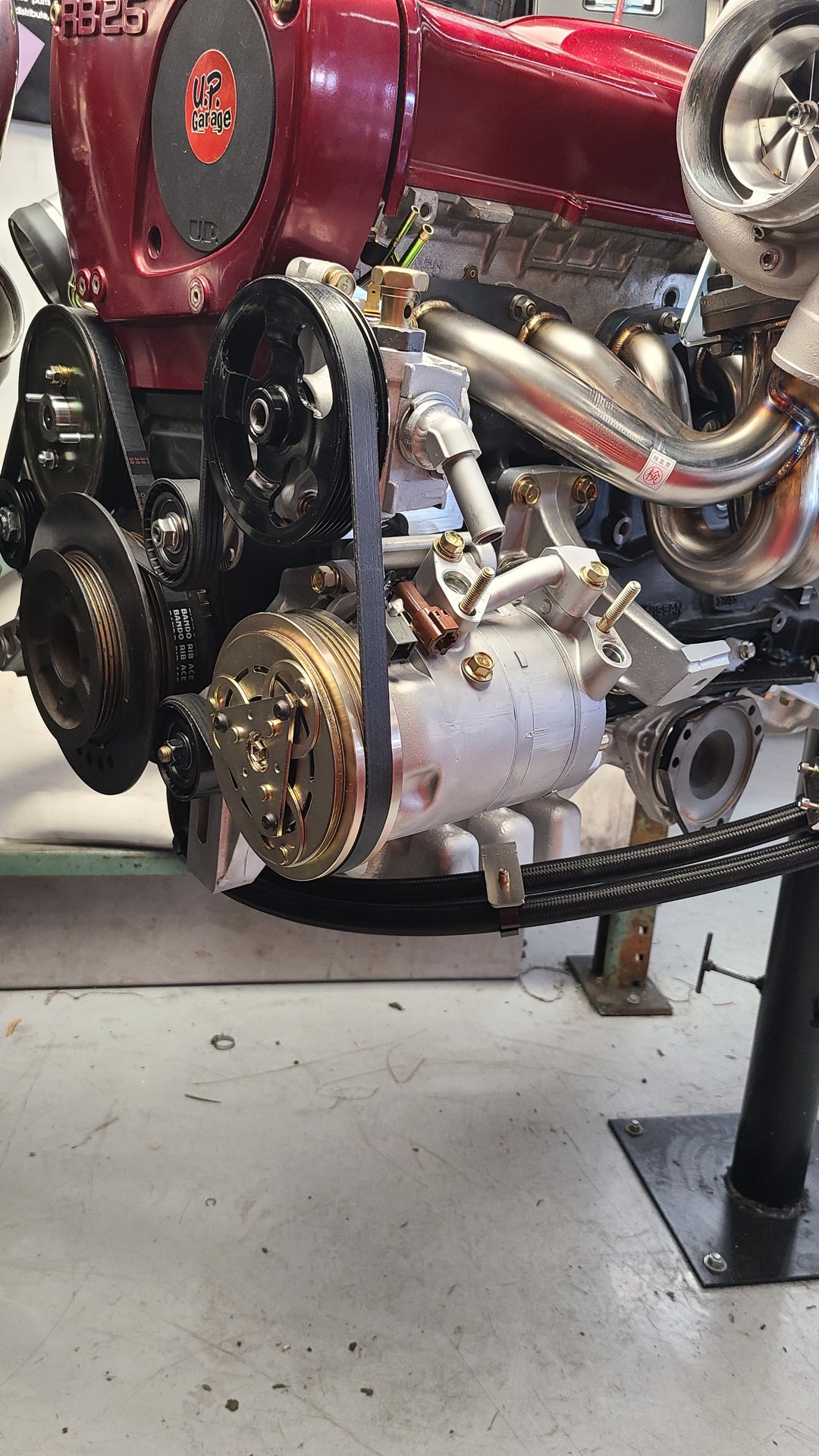 U.P.G. RB power steering pump system