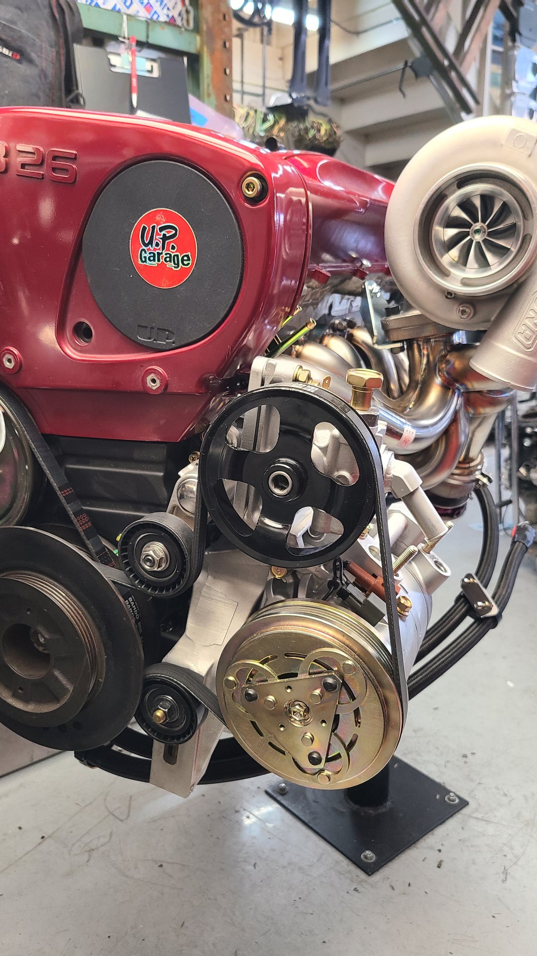 U.P.G. RB power steering pump system