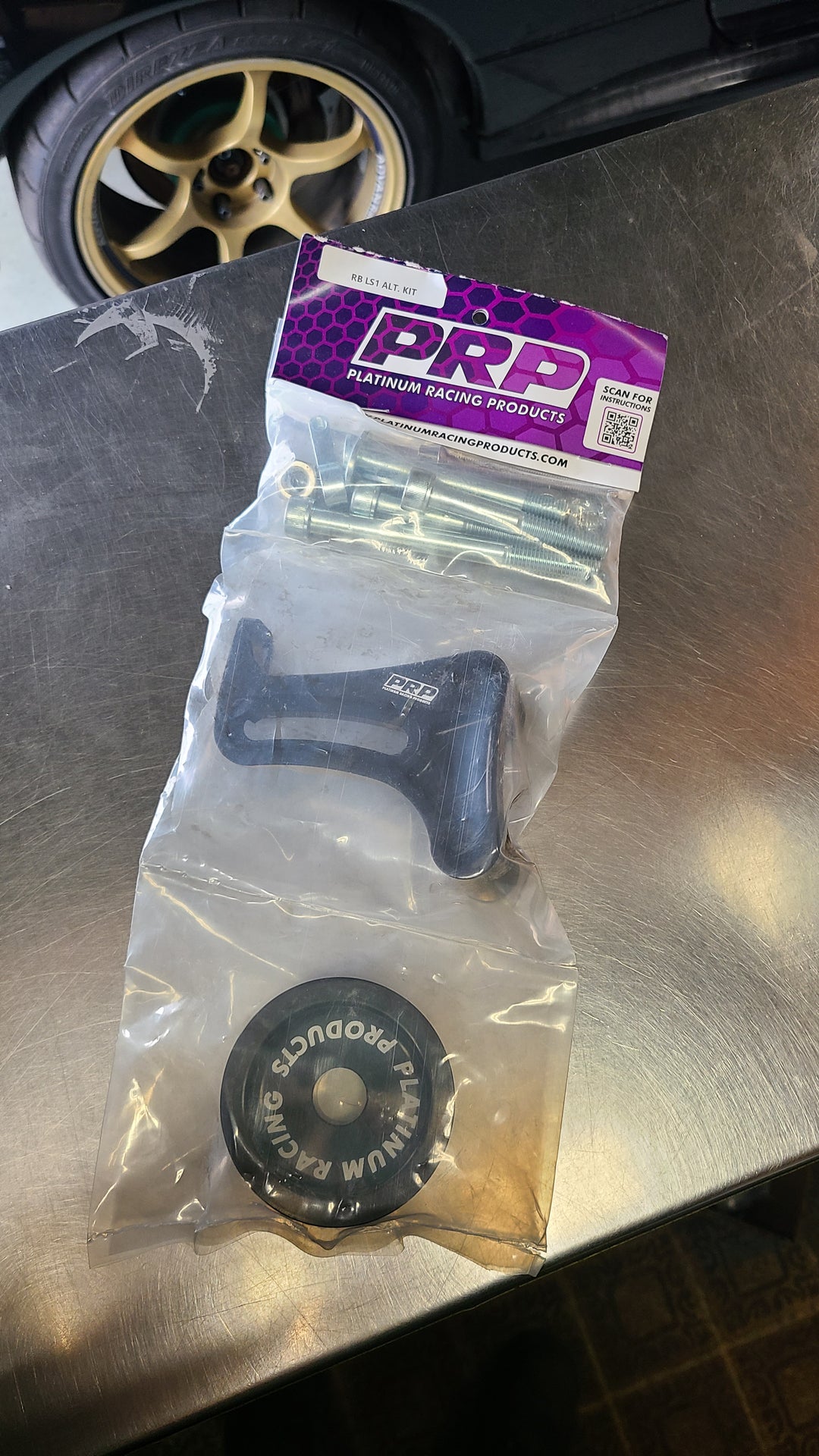 PRP RB LS1 alternator bracket kit