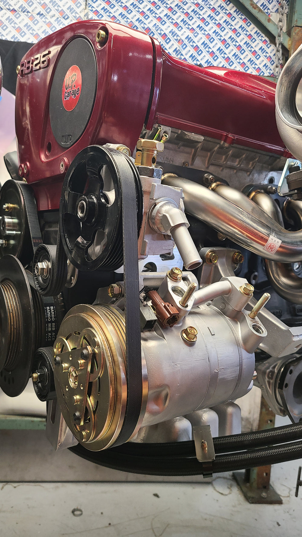 U.P.G. RB power steering pump system