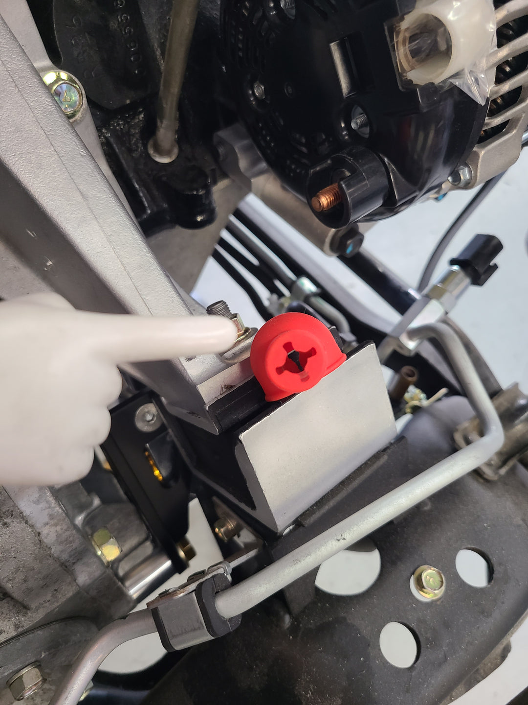 OEM alternator terminal cover