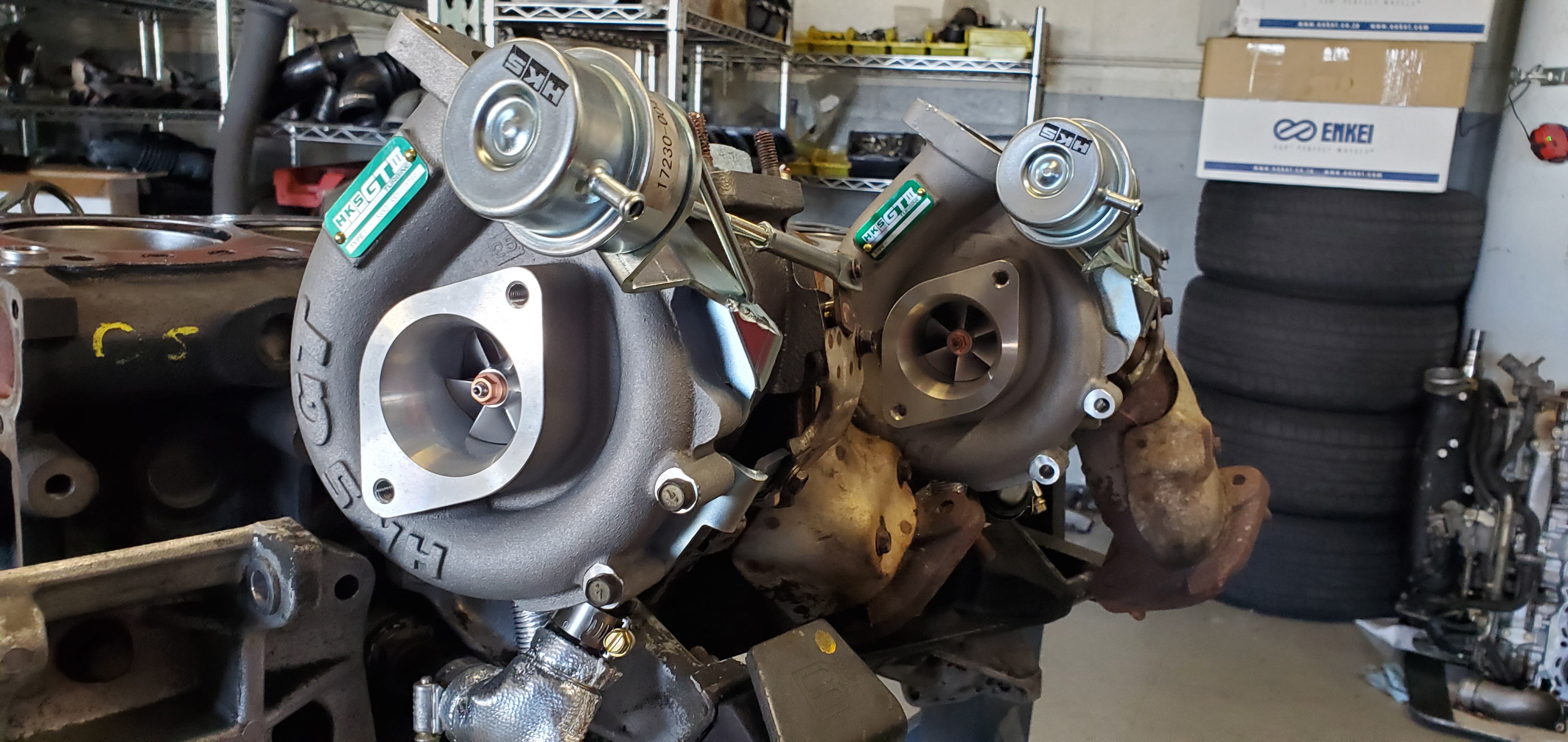 HKS RB26DETT タービン 過給機 1基のみ G17200-N48020 HKS High Response RB26DETT 2.8L Complete Engine for R32