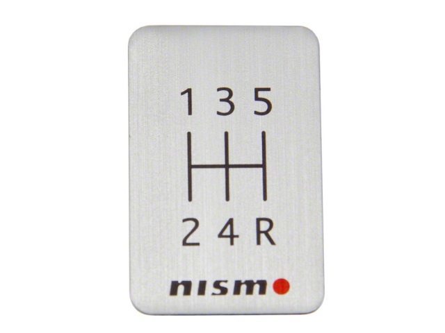Nismo 5 Speed Shift Pattern Badge